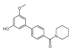 [4-(3-hydroxy-5-methoxyphenyl)phenyl]-piperidin-1-ylmethanone Structure