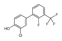 2-chloro-4-[2-fluoro-3-(trifluoromethyl)phenyl]phenol Structure