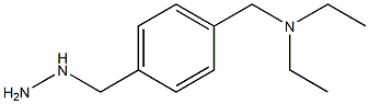 N-ethyl-N-(4-(hydrazinylmethyl)benzyl)ethanamine结构式