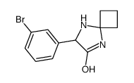 7-(3-Bromophenyl)-5,8-diazaspiro[3.4]octan-6-one Structure