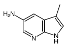 3-甲基-1H-吡咯并[2,3-b]吡啶-5-胺结构式
