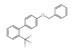 4-苄氧基-2'-(三氟甲基)联苯结构式