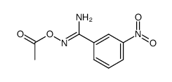 N'-acetoxy-3-nitrobenzimidamide Structure