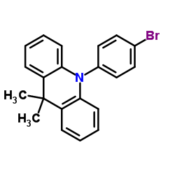 10-(4-溴苯基)-9,9-二甲基-9,10-二氢吖啶结构式