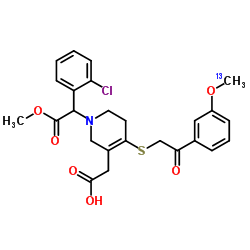 Clopidogrel-MP endo derivative-13C,d3 Structure