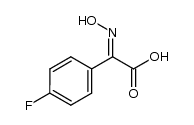 2-(4-fluorophenyl)-2-hydroxyiminoacetic acid Structure