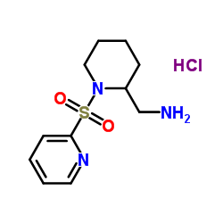 C-[1-(Pyridine-2-sulfonyl)-piperidin-2-yl]-Methylamine hydrochloride Structure