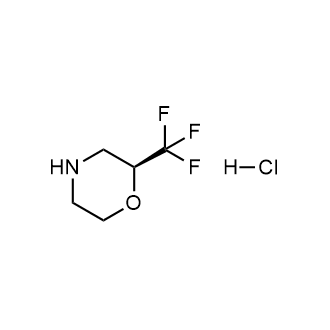 (S)-2-(三氟甲基)吗啉盐酸盐结构式