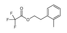 2-(2-methylphenyl)ethyl 2,2,2-trifluoroacetate Structure