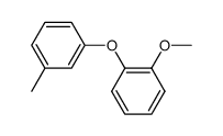 1-methoxy-2-m-tolyloxy-benzene结构式