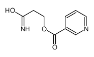 (3-amino-3-oxopropyl) pyridine-3-carboxylate Structure