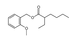 2-methoxybenzyl 2-ethylhexanoate Structure