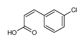 (Z)-3-(3-chlorophenyl)acrylic acid Structure