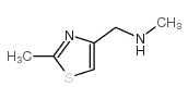甲基-(2-甲基噻唑-4-基甲基)胺结构式