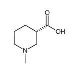 (3S)-1-甲基哌啶-3-羧酸结构式