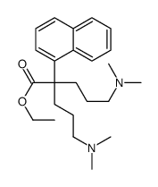 α,α-Bis[3-(dimethylamino)propyl]-1-naphthaleneacetic acid ethyl ester Structure