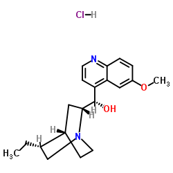 双氢奎尼丁盐酸盐结构式