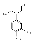 N-4,n-4-二乙基-2-甲基-1,4-苯二胺结构式