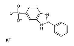 potassium,2-phenyl-3H-benzimidazole-5-sulfonate结构式