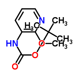 tert-butyl 2-methoxypyridin-3-ylcarbamate Structure