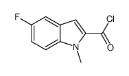 1H-Indole-2-carbonyl chloride, 5-fluoro-1-methyl- (9CI) Structure