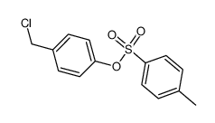 4-tosyloxy-benzylchloride结构式