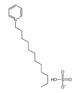 1-dodecylpyridinium hydrogen sulphate结构式
