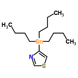 4-(三正丁基锡)噻唑结构式