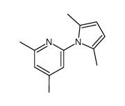 2-(2,5-dimethyl-1H-pyrrol-1-yl)-4,6-dimethylpyridine Structure