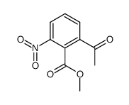 2-acetyl-6-nitro-benzoic acid methyl ester Structure