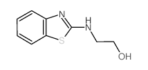 2-(1,3-苯并噻唑-2-基氨基)-1-乙醇结构式