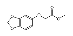 methyl 2-(1,3-benzodioxol-5-yloxy)acetate Structure