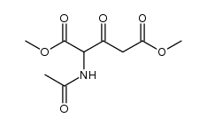 dimethyl 2-acetamido-3-oxopentanedioate Structure