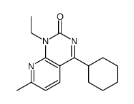 4-cyclohexyl-1-ethyl-7-methylpyrido[2,3-d]pyrimidin-2-one Structure