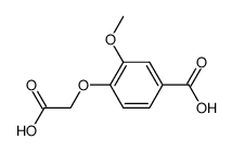 4-carboxymethoxy-3-methoxy-benzoic acid Structure