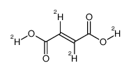 Fumaric acid-d4 Structure