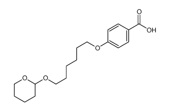 4-[6-(oxan-2-yloxy)hexoxy]benzoic acid结构式