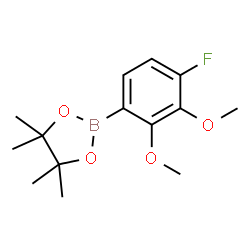 2,3-Dimethoxy-4-fluorophenylboronic acid pinacol ester Structure