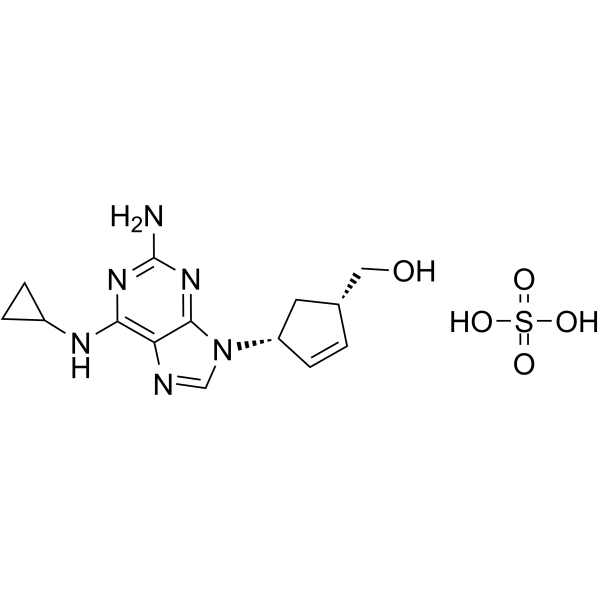 Abacavir (sulfate) structure