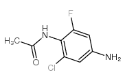 N1-(4-AMINO-2-CHLORO-6-FLUOROPHENYL)ACETAMIDE Structure