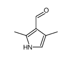 2,4-Dimethyl-1H-pyrrole-3-carbaldehyde结构式