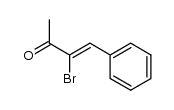 (Z)-3-bromo-4-phenyl-3-buten-2-one Structure
