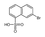 7-bromonaphthalene-1-sulfonic acid Structure