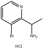1-(3-Bromopyridin-2-yl)ethan-1-amine dihydrochloride Structure