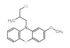 10-(3-氯-2-甲基丙基)-2-甲氧基吩噻嗪结构式