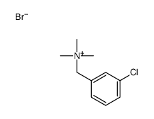 (3-chlorophenyl)methyl-trimethylazanium,bromide Structure