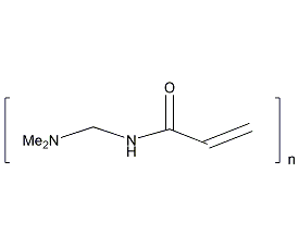 N-[(二甲基氨基)甲基]-2-丙烯酰胺的均聚物结构式