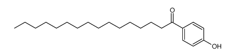 1-(4-hydroxyphenyl)hexadecane-1-one Structure