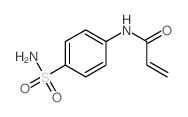 N-[4-(Aminosulfonyl)phenyl]acrylamide Structure