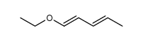 1-ethoxy-1,3-pentadiene Structure